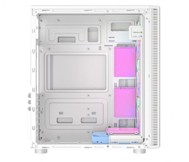 GEMBIRD Obudowa komputerowa gamingowa Fornax 500, biała CCC-FC-500W - 1173317 - zdjęcie 4